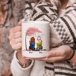 Personalised You Will Always Be My Person Cherry Blossom Tree White Ceramic Mug Friendship Gifts for Office and Home