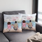 Personalized Couple Annoying Each Other Since Throw Pillow Cover Boyfriend Gifts Home Decoration