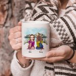 Personalised You Will Always Be My Person Mountain Lake View White Ceramic Mug Bestie Gifts for Women Coffee Mug