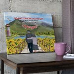 Personalized I Love You Sunflower Old Couple Seagull Poster Frameless Painting Valentine's Day Birthday Room Decoration