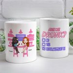 Personlig Är Vi Fulla Rolig Vänskap BFF Vit Keramisk Mugg Flickor Kvinnor BFF Födelsedag Kaffemugg