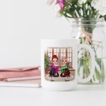 Personalisierte Best Friends Forever Long Distance Friendship White Ceramic Mug Geschenke für BFF