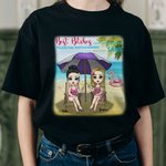 Personalized Best Bitches Besties Beach Party Summer Holiday T-shirt Party Travel