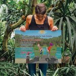 Couple personnalisé vacances mer été vous et moi affiche sans cadre peinture saint valentin anniversaire mur Art Print