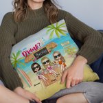 Gepersonaliseerd Best Friends Sisters Drink Surf Seaside Kussen Cover Best Friend Gift Home Decoration