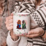 Personalized Best Friends You Will Always Be My Person White Ceramic Mug Bestie Gifts for Women C-type Handle