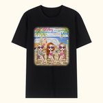 Personifierad Best Besties Coconut Tree Beach Party Car Travel T-shirt Födelsedagspresent Resa