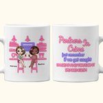 Personalized Funny Besties Friendship Sisters White Ceramic Mug for Bestie Best Friend