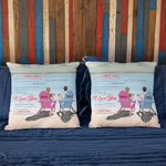 Henkilökohtainen I Love You Love Poem Iceberg Natural Scenery Throw Pillow Cover Birthday Gift Sofa Decor