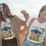 Gepersonaliseerde You're the She to My Nanigans Best Friend Besties Party T-shirt Friend Travel