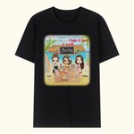 Personalisierte Mädchen Besties Schwestern Freundschaftserklärung Sommerferien T-Shirt Freundgeschenk
