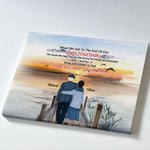 Personalizzato Lives Together Old Couple I Had You and You Had Me Poster Frameless Painting Valentine's Day Anniversary Wall Decor