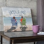 Personalized Beach Mountain You and Me We Got This Travel Poster Frameless Painting Anniversary Valentine's Day Decorative Painting