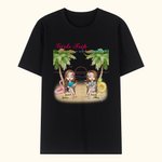 Personalisiertes Freund-Freundschafts-Küsten-Ferien-Party-T-Shirt Geburtstagsgeschenk