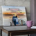 Personalizzato Lives Together Old Couple I Had You and You Had Me Poster Frameless Painting Valentine's Day Anniversary Wall Decor