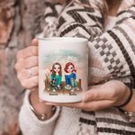 Personalised Life is Better with a Bestie White Ceramic Mug Friendship Gift Coffee Mug