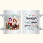 Personalisierte Best Friends Girlfriends Bestie BFF Weiße Keramiktasse Geschenk für Freund Kaffeetasse