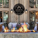 Gepersonaliseerd metalen BBQ-bord Barbeque Cadeau BBQ Decor Home Decor Cadeau voor vader Cadeau voor opa Vaderdag Cadeau