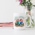Personalised Life is Better with a Bestie White Ceramic Mug Friendship Gift Coffee Mug