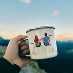 Personlig You and Me We Got This Couple Love Emaljmugg Stark och långvarig Födelsedag Alla hjärtans dag