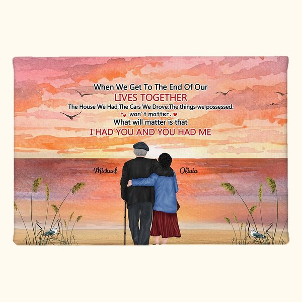 Personalized I Had You and You Had Me Poster Frameless Painting Valentine's Day Gift Home Decoration