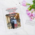 Henkilökohtainen Rakkausjulistus Rakastan sinua ikuisesti ja aina Upea Night Scene of the City Akryyli Plaque Syntymäpäivälahja House Decorations