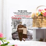 Personifierad Turn Back The Clock Love You Longer Shady Path Akrylplatta Födelsedagspresent Akryldekoration