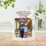 Henkilökohtainen Rakkausjulistus Rakastan sinua ikuisesti ja aina Upea Night Scene of the City Akryyli Plaque Syntymäpäivälahja House Decorations