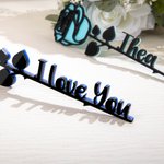 Personalized Handmade Glitter Acrylic Forever Rose Home Decor Mother’s Day Anniversary Gift for Woman