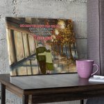 Personalisiertes Poster „Egal wie alt wir ein altes Paar zurückbekommen“, rahmenloses Gemälde, Valentinstagsgeschenk, dekoratives Gemälde