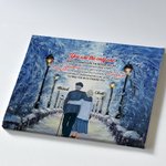 Personalizzato Vecchia coppia che cammina in un giorno di neve Scena romantica Poster Pittura senza cornice Regalo di San Valentino Decorazione per la