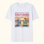 Personalisiertes Paar-Strandurlaub, das immer noch stark ist, T-Shirt für Ehepartner, Verlobte, Verlobte, frisch vermähltes Geschenk