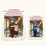 Henkilökohtainen elämänkumppanini Rakastan sinua ikuisesti ja aina Kaupunki Night View Akryyli Plaque Vuosipäivä Lahja House Decorations