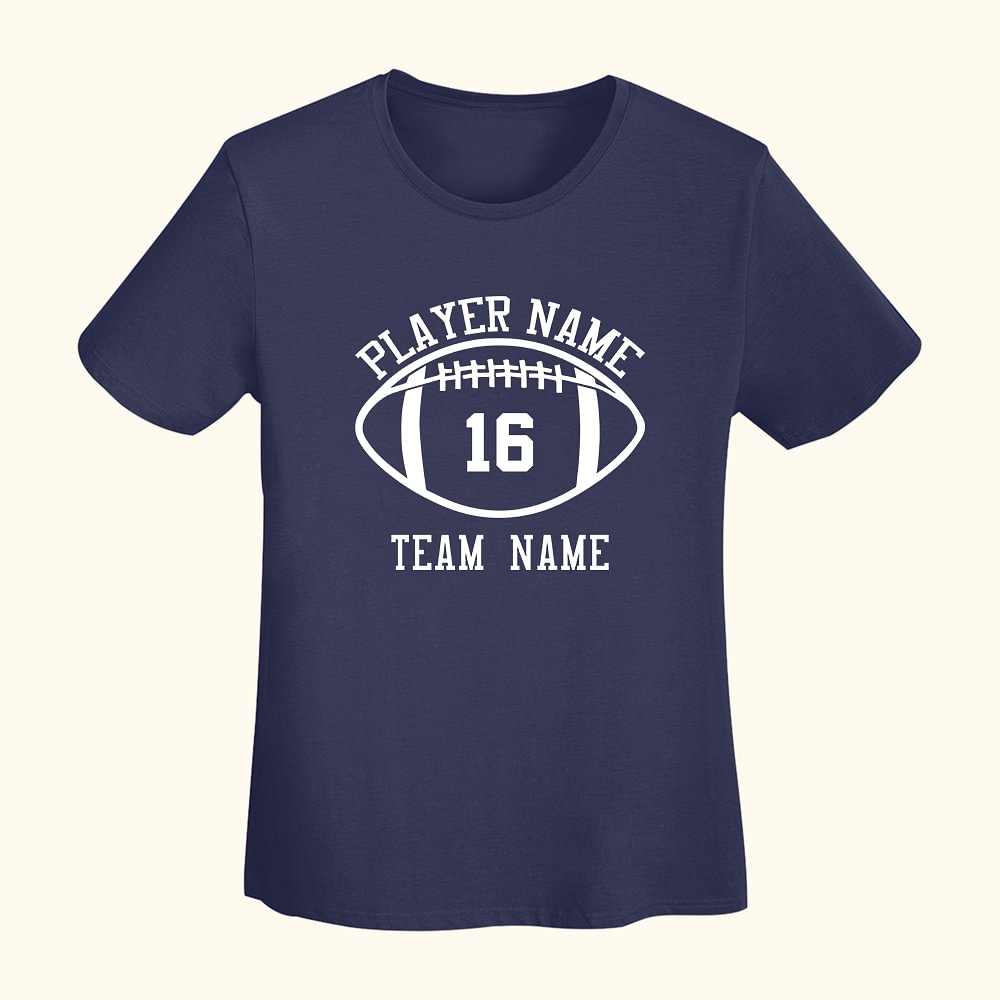 Personalized Football Shirt, Custom Player Name, Football Fan shirt