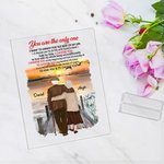 Gepersonaliseerd Oud Paar Jij Bent De Enige Acrylplaatje Valentijnsdag Acryldecoratie