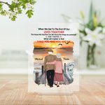 Personalized Old Couple I Had You and You Had Me  Acrylic Plaque Valentine's Day House Decorations