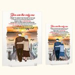 Gepersonaliseerd Oud Paar Jij Bent De Enige Acrylplaatje Valentijnsdag Acryldecoratie