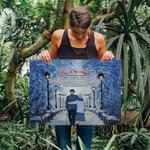 Personalizzato Vecchia coppia che cammina in un giorno di neve Scena romantica Poster Pittura senza cornice Regalo di San Valentino Decorazione per la