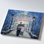 Gepersonaliseerde I Love You Forever and Always Winter Sonata Sneeuwdag Poster Frameless Schilderij Valentijnsdag Cadeau Decoratie Schilderij