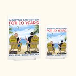 Personalizada Annoying Each Other for Years Couple on Chairs Placa acrílica Regalo de aniversario Adorno de escritorio