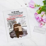 Personifierad Turn Back The Clock Love You Longer Shady Path Akrylplatta Födelsedagspresent Akryldekoration