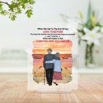 Henkilökohtainen rakkaudenjulistus Lyyrinen runous Auringonnousu maisema Akryyli plaketti Memorial Lahja House Decorations