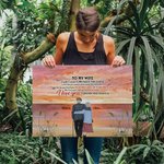 Personalisiertes I Love You Forever and Always Old Couple Beach Sunset Poster Frameless Painting Anniversary Gift Wall Art Print