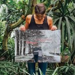 Personalized I Wish I Could Turn Back the Clock Old Couple Back Poster Frameless Painting Valentine's Day Gift Room Decor