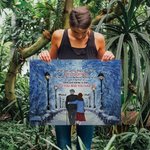 Personalized I Had You And You Had Me Street Walking on a Snowy Day Romantic Scene Poster Frameless Painting Valentine's Day Gift Decorative Painting