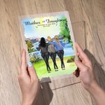 Placca acrilica personalizzata per l'anniversario di madre e figlia, ornamento per la scrivania