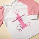 Personalised When I Wake Up Birthday Outfit Girls Boys Birthday Gifts Baby Gift Baby Clothes Toddler First Birthday