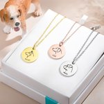 Collar personalizado con nombre y foto de perro Regalo de joyería para mascotas Regalo conmemorativo para el Día de la Madre amante de los perros