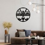 Personalized Golf Sign Metal Wall Art Decoroation for Golf Club Golfers Gift