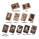 Personalised Wooden Needle Box Holder with Magnet Needle Minder Embroidery Needle Point Storage Tool